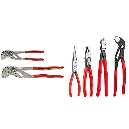 KNIPEX 2-Piece Pliers Wrench Set with Keeper Pouch
