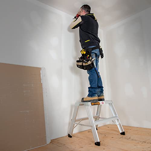 MetalTech BuildMan Aluminum Work Platform with Load Capacity 300 lbs.