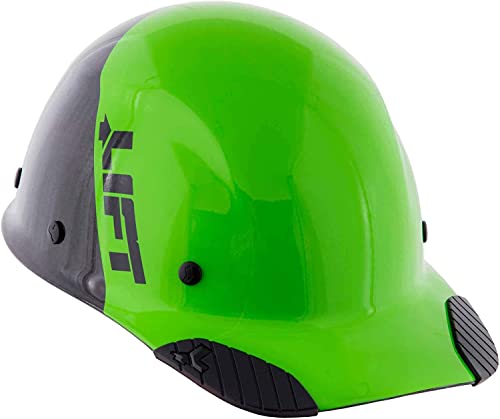 LIFT Safety Green Dax Fifty 50 Carbon Fiber Full Brim Hardhat