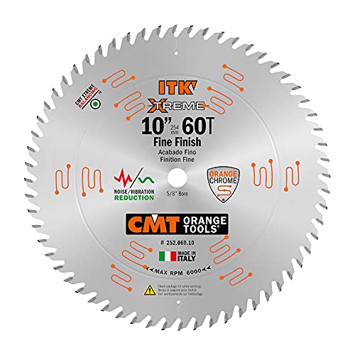 CMT 10 In x 60 x 5/8 In ITK Fine Cut-Off Blades