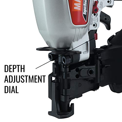 MAX USA (CN445R3) SuperRoofer️ Roofing Coil Nailer up to 1-3/4 In.