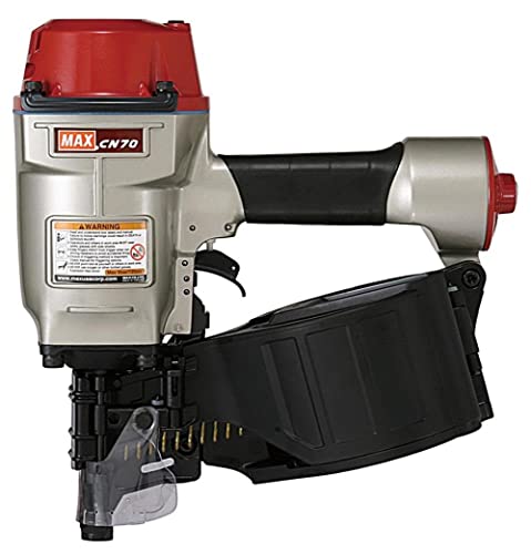 MAX USA 1-3/4-Inch to 2-3/4-Inch Heavy Duty Coil Nailer for Siding