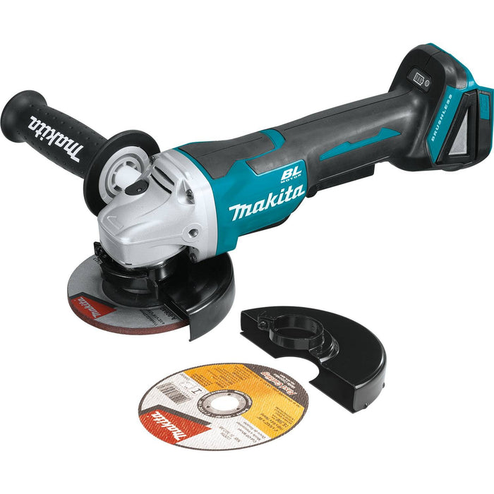 18V X2 LXT Lithium-Ion (36V) Brushless Cordless 14 In. Chain Saw Kit (5.0Ah) and Brushless Angle Grinder