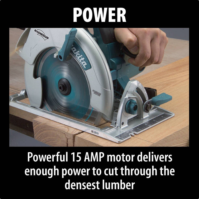 Makita 5008MGA - 8-1/4" Magnesium Circular Saw, 15 AMP, L.E.D. Light, electric brake