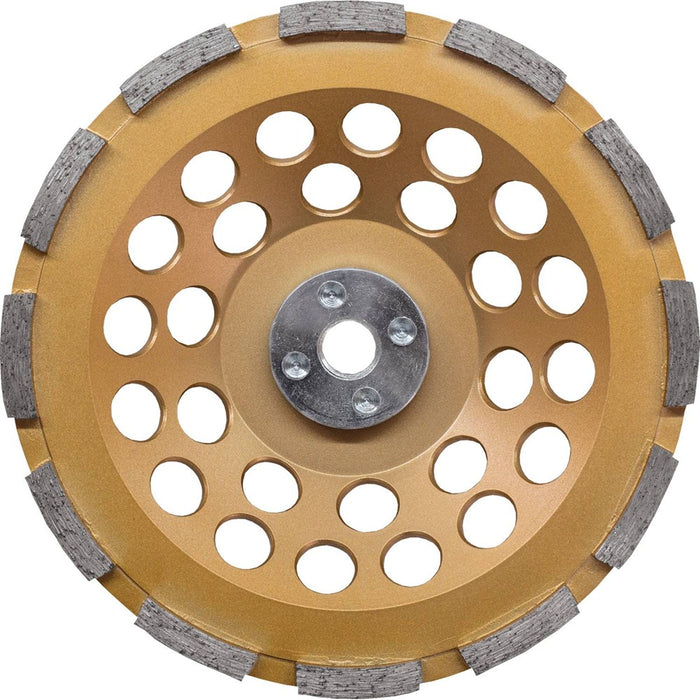 7 in. Single Row Diamond Cup Wheel, Anti-Vibration