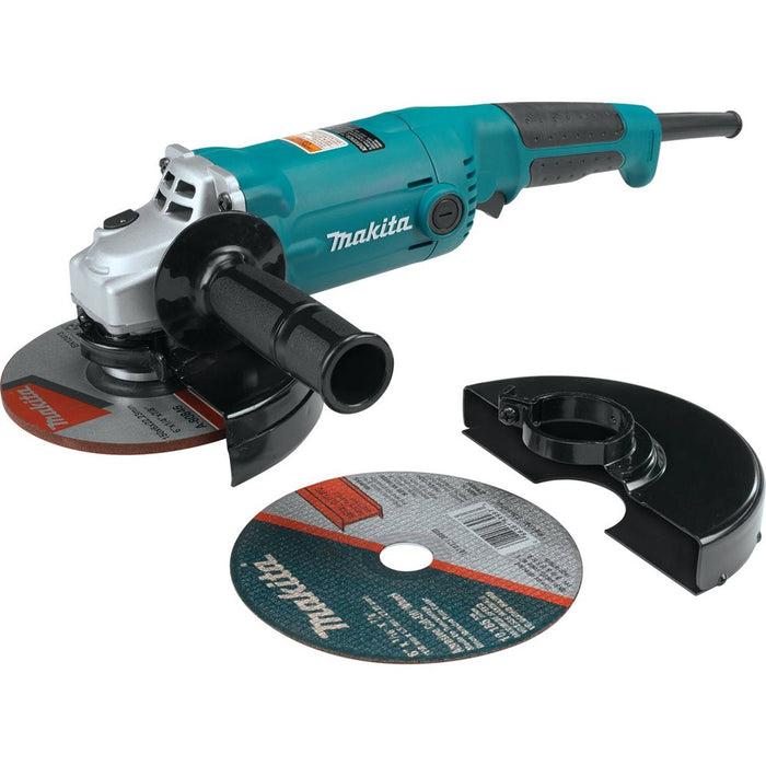 Makita GA6010ZX2 - 6" Cut-Off/Angle Grinder, 10.5 AMP, 10,000 RPM, 5/8"-11, AC/DC, no lock-off, no lock-on (includes both cutting/grinding wheels & guards)