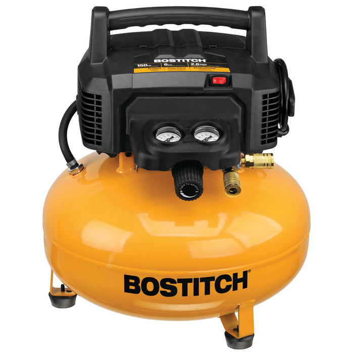 BOSTITCH (BTFP02012) 6 Gallon 150 PSI Pancake Compressor