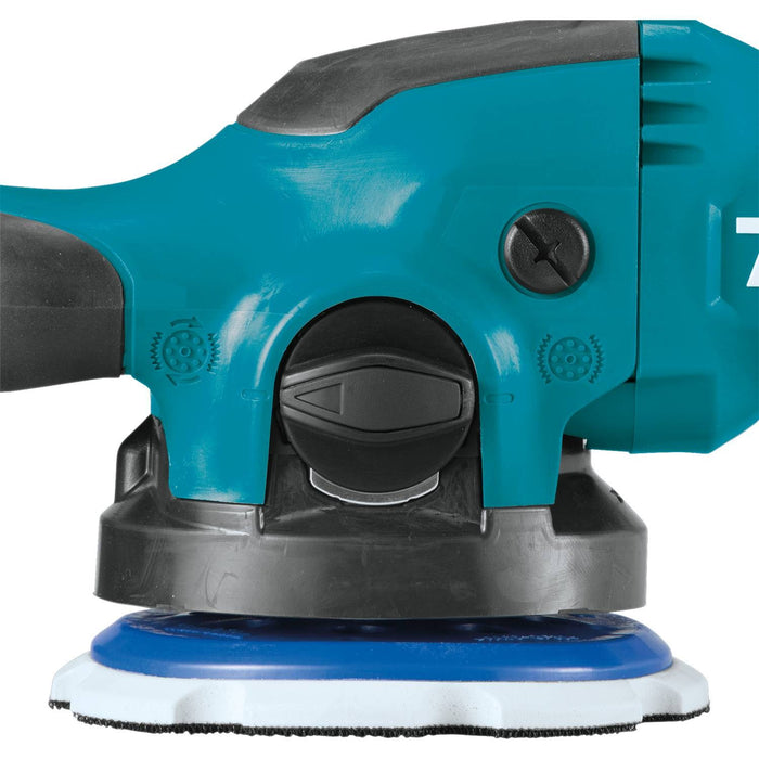 Makita PO5000C - 5" Dual Action Random Orbit Polisher, 7.8 AMP, 0-780 RPM, 0-6,800 OPM, var. spd.