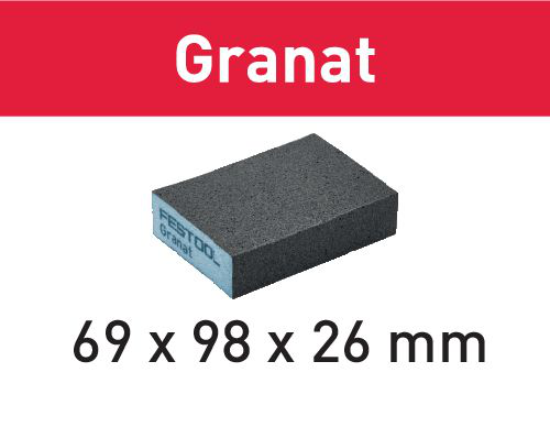 Festool (201081) Abrasive sponge 69x98x26 60 GR/6 Granat