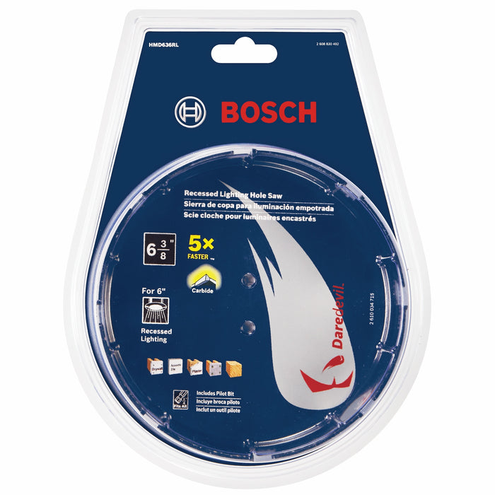 Bosch HMD636RL - 6-3/8 In. Daredevil™ Recessed Lighting Hole Saw