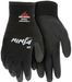 Ninja® Ice Insulated Work Gloves 15 Gauge Black Nylon with Acrylic Terry Interior HPT Palm and Fingertip Coating
