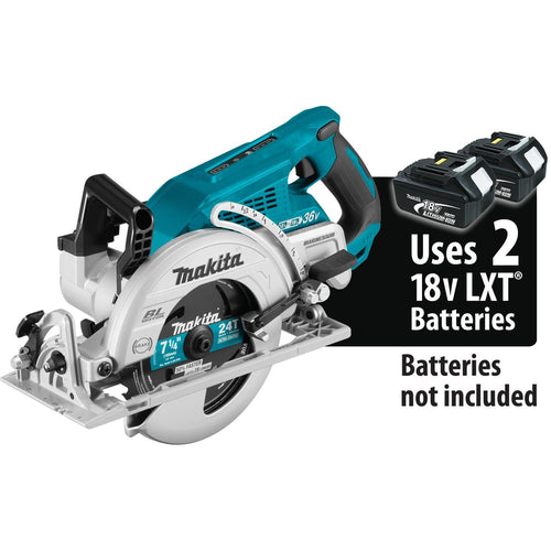 Makita 18V LXT Brushless Rear Handle 7-1/4" Circular Saw, blade left (Bare Tool)