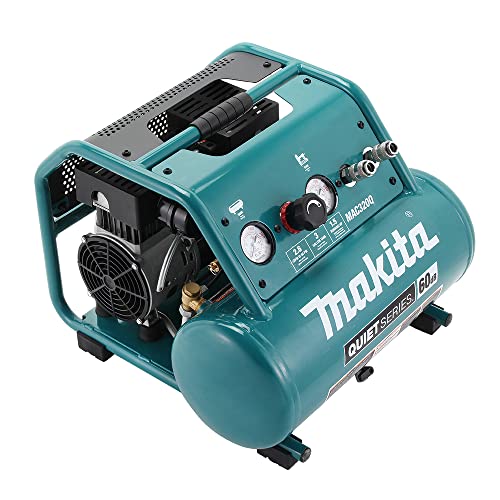 Makita Quiet Series 1-1/2 HP, 3 Gallon, Oil-Free, Electric Air Compressor