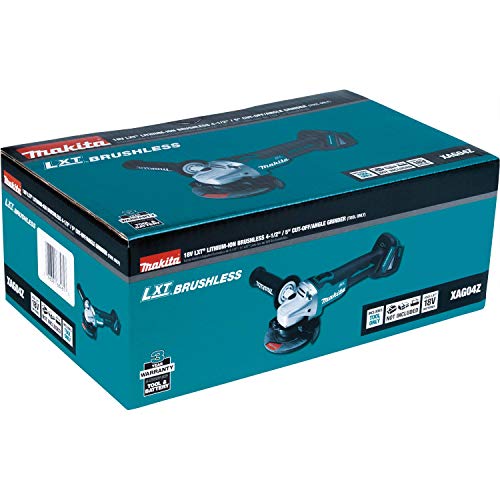 Makita 18V LXT Lithium-Ion Brushless Cordless 4-1/2” / 5" Cut-Off/Angle Grinder (Bare Tool)