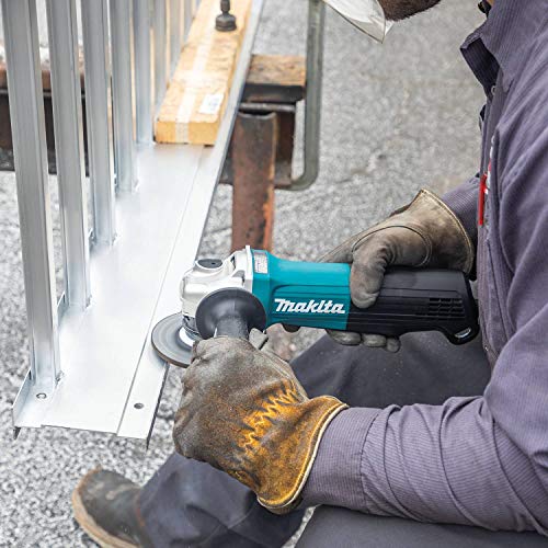 Makita 4-1/2" / 5" Paddle Switch Angle Grinder, with Non-Removable Guard