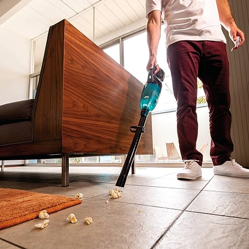 Makita XLC08ZB 18V LXT Lithium-ion Compact Brushless Cordless Vacuum, Trigger w/Lock (Bare Tool)