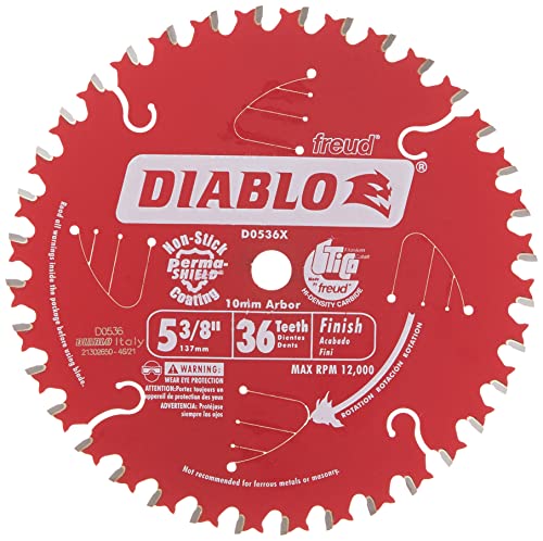 Diablo 5-3/8 in. x 36 Tooth Finish Trim Saw Blade