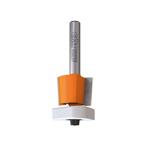 CMT 3-in-1 Flush Trim Bit for MDF & Laminates, 5/8-Inch Cutting Length, 1/4-Inch Shank