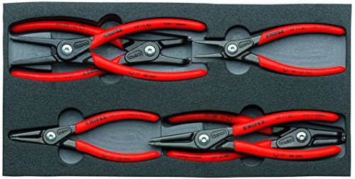 KNIPEX 6-Piece Circlip Pliers Set-In Foam Tray