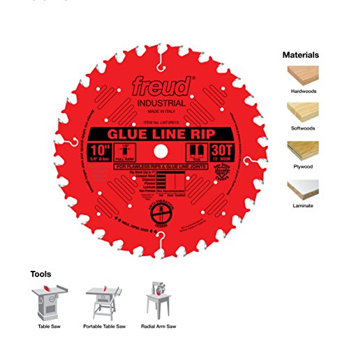 Freud Glue Line Ripping Saw Blade with Perma-SHIELD Coating