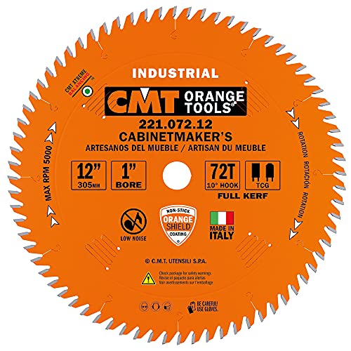 CMT 12 In x 72 x 1 In Industrial Cabinet Shop Blades