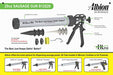 Albion Engineering Company B12S20 B-Line Manual Sausage Caulking Gun Contractor Tool Supply
