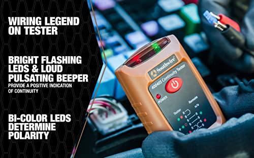 Southwire Tester; Continuity PRO 40040S,Green