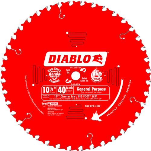 Diablo 10-1/4 in. x 40 Tooth General Purpose Beam Saw Blade