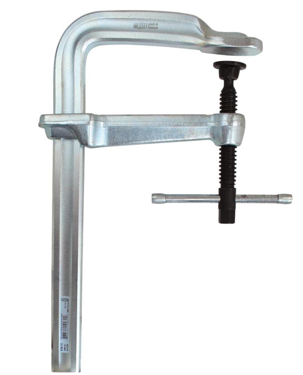 BESSEY GSL60 ClassiX Series Clamp – 24″ All-Steel, 1880 Lb Nominal Clamping Force, Hardened ACME Spindle, Sliding T-Bar Handle, 9x Faster Than C-Clamps
