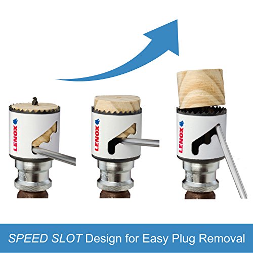 LENOX Bi-Metal Speed Slot Hole Saw with T3 Technology, 4"