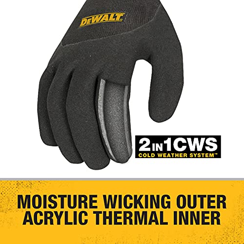 Dewalt Thermal Insulated Grip Glove 2-In-1 Design