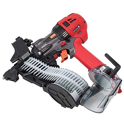 MAX USA PowerLite High Pressure Coil Metal Connector Nailer up to 2-1/2"