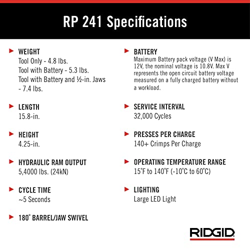 Ridgid RP 241 Press Tool