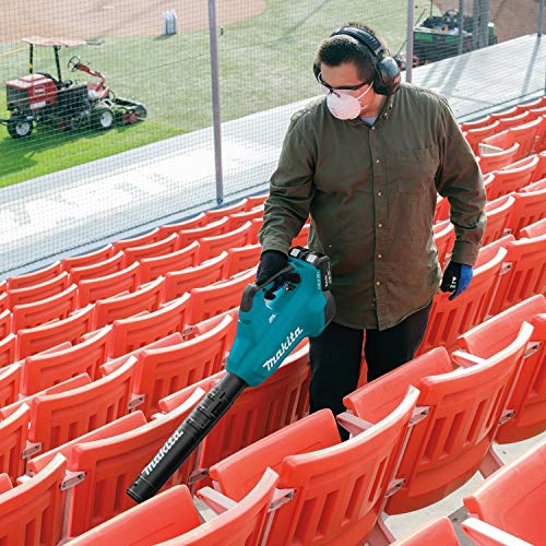 Makita (XBU02PT1) 18V X2 (36V) LXT Lithium-Ion Brushless Cordless Blower Kit with 4 Batteries (5.0Ah)