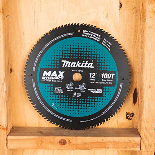 Makita 12in 100T Carbide-Tipped Max Efficiency Miter Saw Blade