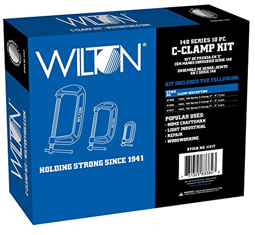 Wilton 140 Series 10-Piece C-Clamp Kit