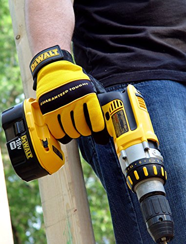 DeWALT All Purpose Leather Palm Spandex Back Velcro Wrist Work Glove