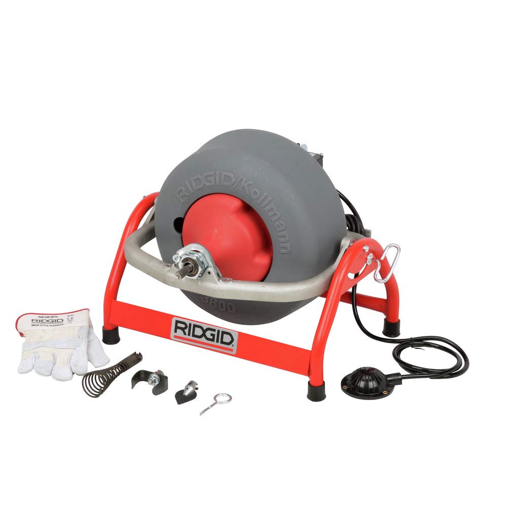 RIDGID 53117 K-3800 W/C-32 Drum Machine For 3/4