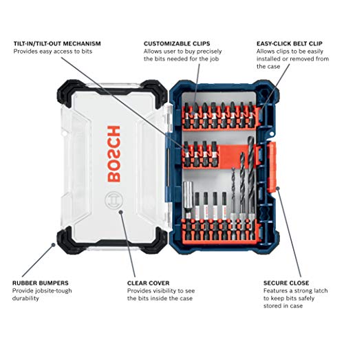Bosch Impact Tough Drill Drive Custom Case System Set