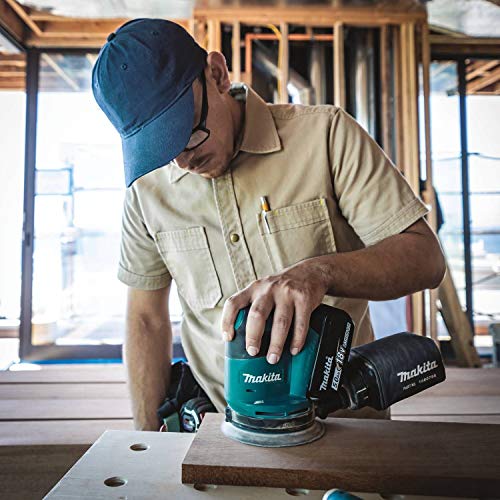 Makita XOB01T 18V LXT Lithium-Ion Cordless 5" Random Orbit Sander Kit (5.0Ah)
