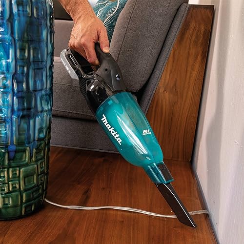 Makita XLC08ZB 18V LXT Lithium-ion Compact Brushless Cordless Vacuum, Trigger w/Lock (Bare Tool)