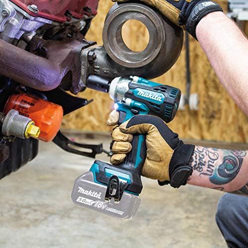Makita 18V LXT Lithium‑Ion Brushless Cordless 4‑Speed 1/2" Sq. Drive Impact Wrench w/ Detent Anvil (Bare Tool)