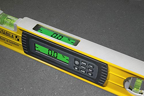 STABILA 36548 Type 196-2 Tech 48 In. Digital Level IP65 Dust and Waterproof with Nylon Carrying Case