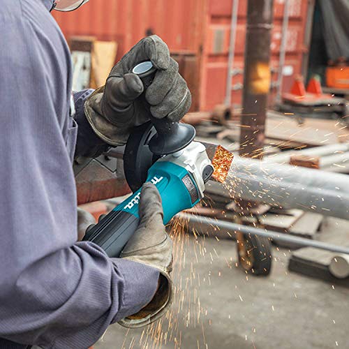 Makita GA4553R 4-1/2" Paddle Switch Angle Grinder, with Non-Removable Guard