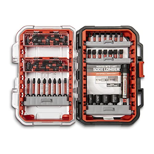 Crescent 55 Pc. VORTEX Bit Holding Fastening Set — Contractor Tool