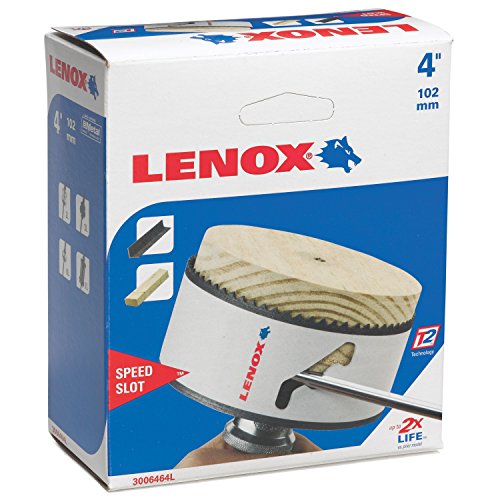 LENOX Bi-Metal Speed Slot Hole Saw with T3 Technology, 4"