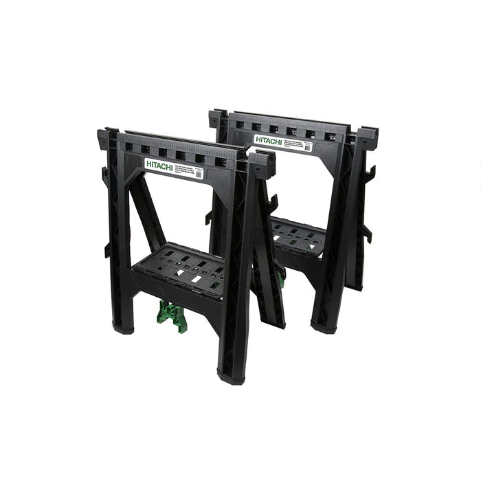 Metabo HPT Heavy Duty Folding Sawhorse (2 Pack)