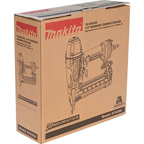 Makita 18-Gauge 1/4" Narrow Crown Stapler