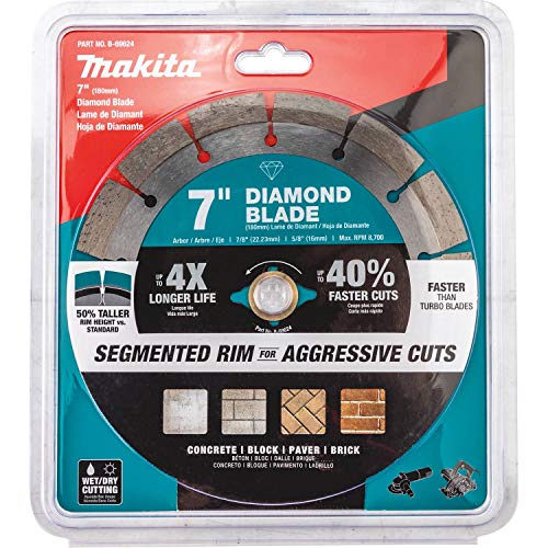 Makita 7" Diamond Blade, Segmented, General Purpose