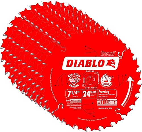 Diablo Circular Saw Framing Blade 7-1/4 in. x 24